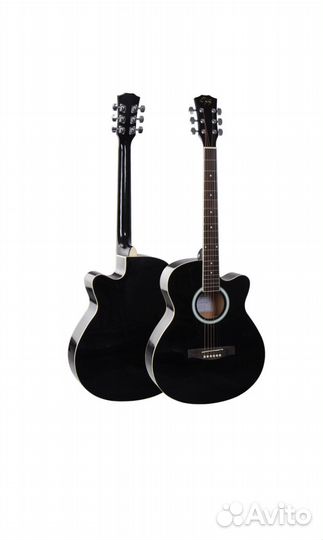 Гитара enjoy e40ddl BK Акустическая глянцевая