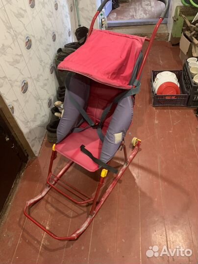 Коляска санки