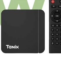 Андроид тв Tanix w2pro 4/64 настроенная под ключ