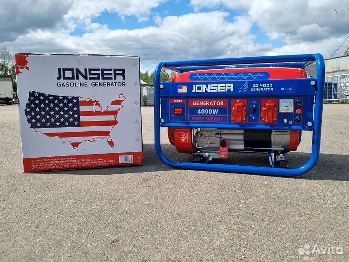 Бензогенератор Jonser GG 4000 (США)
