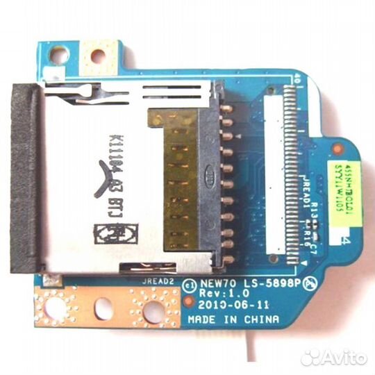 Плата картридера ноут. Acer 5551G. Отпр. в регионы
