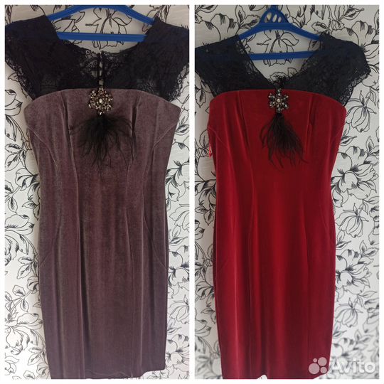 Вечернее платье Monica Ricci новое бархатное 44 р