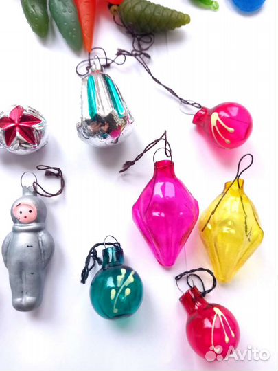 Елочные игрушки СССР малютка