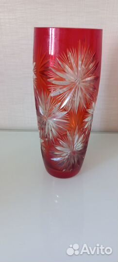 Ваза цветное стекло