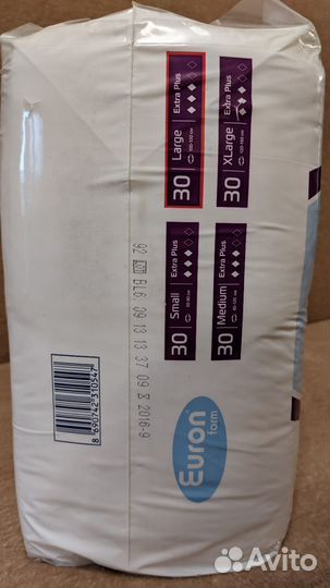 Подгузники для взрослых Ontex Large Extra Plus