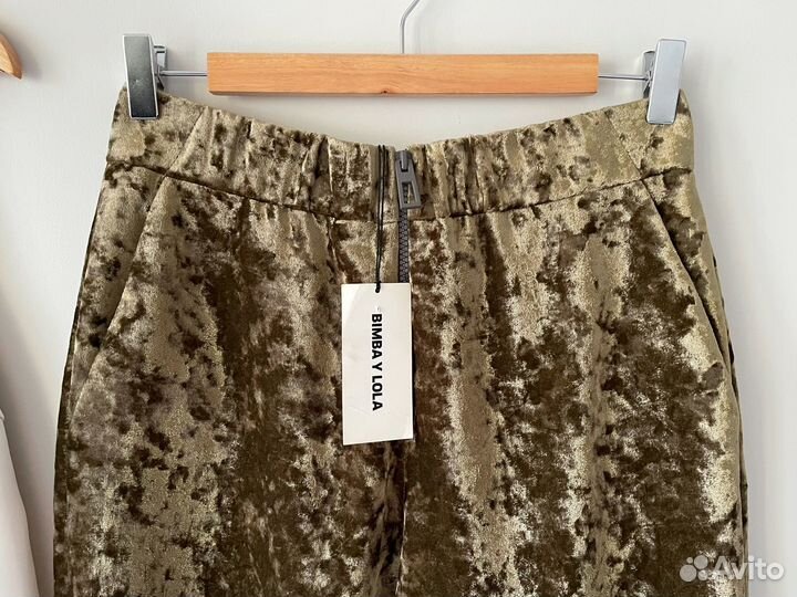 Бархатные брюки 46 Bimba Y Lola новые
