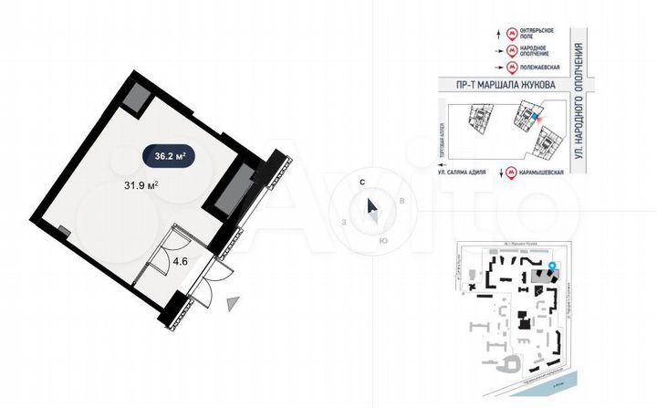 Продам торговое помещение, 36.2 м²