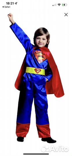 Костюм Супермена новогодний