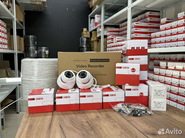 Готовый комплект AHD видеонаблюдения 8 внутренних