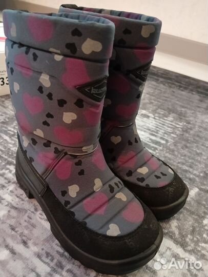 Сапоги зимние для девочки 33