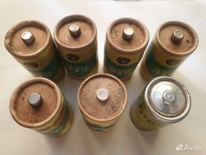 Батарейки из СССР большие, уже редкость