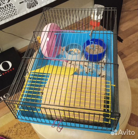 Клетка для хомяка пластиковая