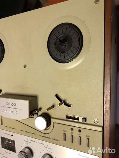 Союз мк 110С-1 катушечный магнитофон teac головки