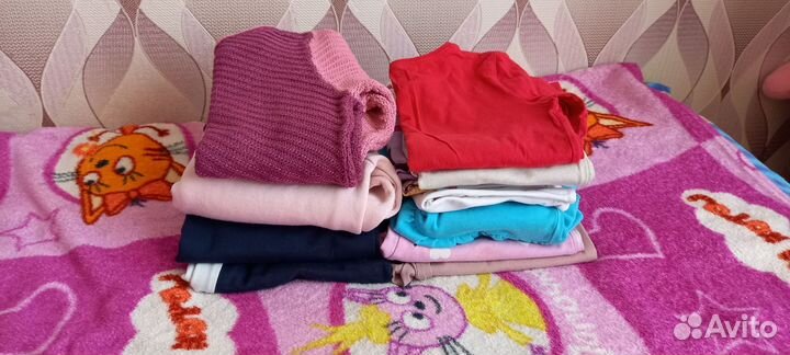 Вещи пакетом для девочки 122