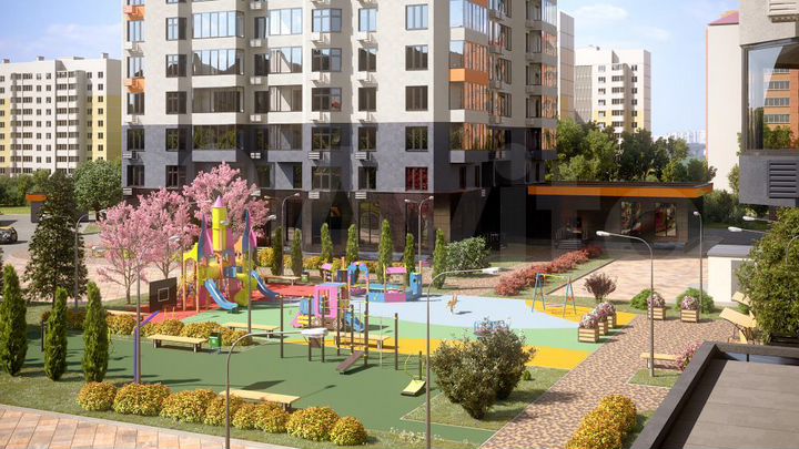 1-к. квартира, 44,4 м², 11/23 эт.