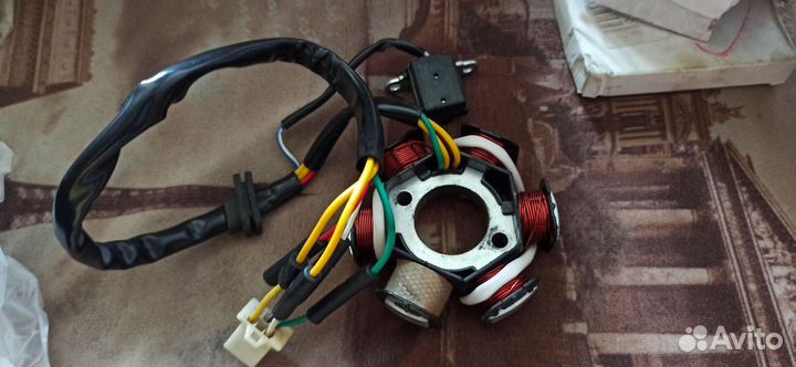 Статор 6 катушек на мопед альфа