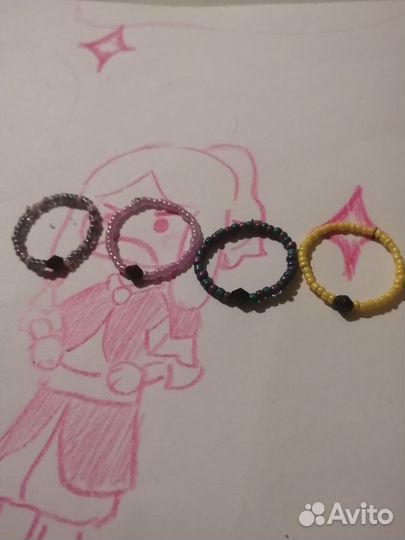 Кольца из бисера