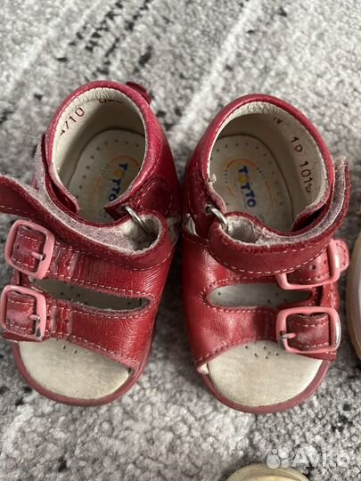 Обувь пакетом для девочки