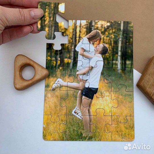 Пазл с фото магнитный