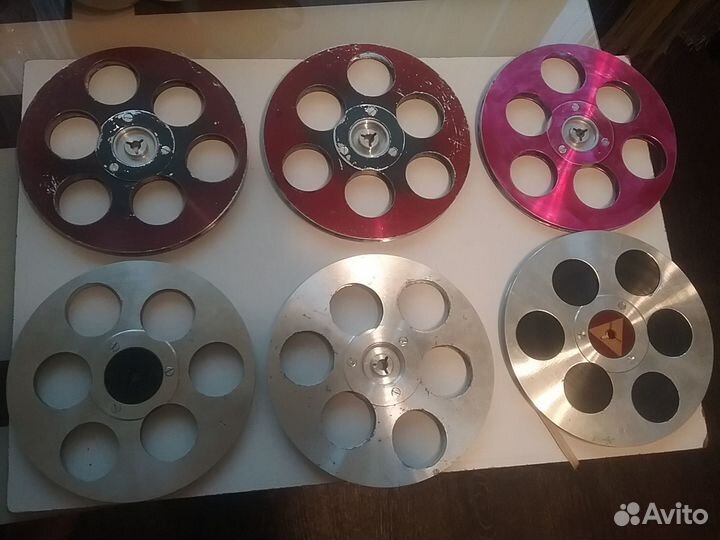 Катушка для магнитной ленты 18см металл