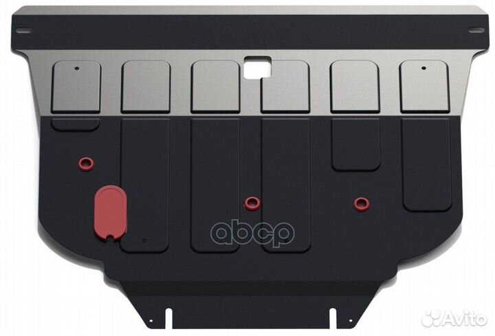 111.04128.1 защита картера+кпп сталь 1.8мм Nis