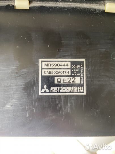 Панель и блок управления печкой lancer 9