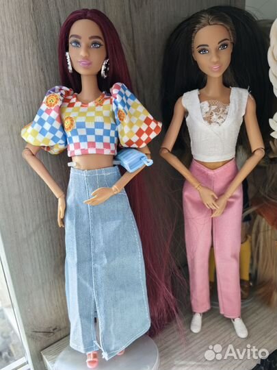 Барби гибрид barbie extra шарнирная головы аксы