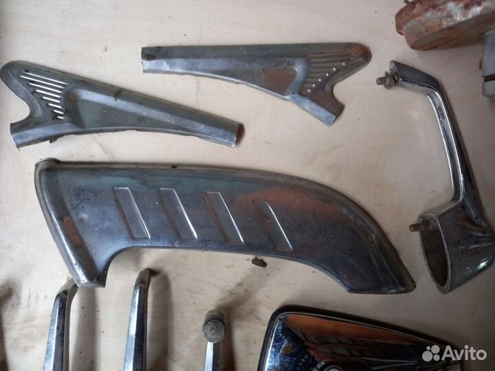 Хромированные детали на Москвич 402,407