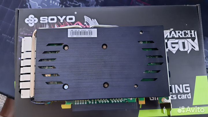 Новая видеокарта Soyo AMD Radeon RX 580 8gb