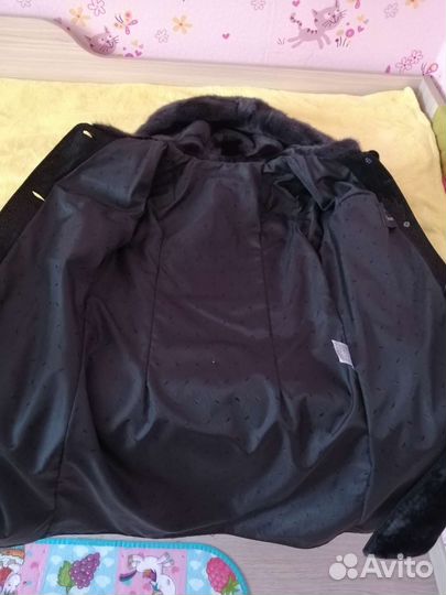 Шуба мутоновая 48 размер