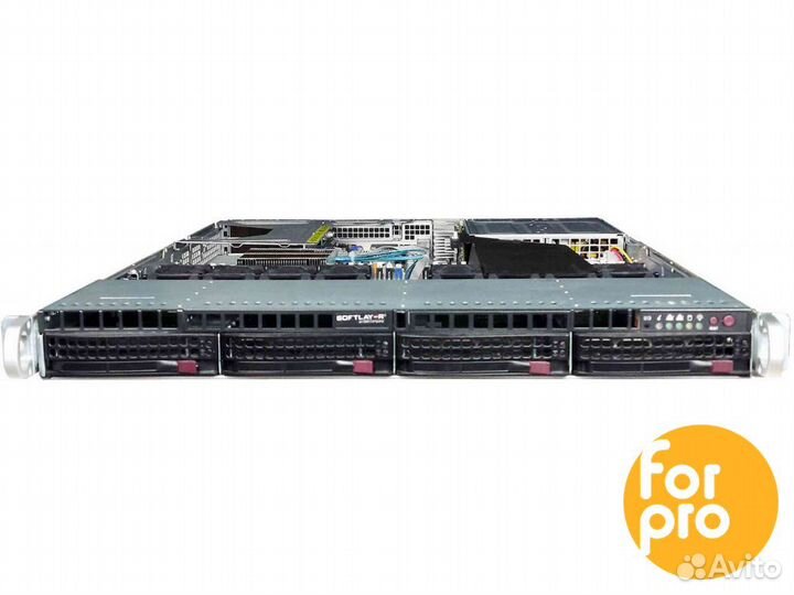 Supermicro 1U X11DPU 4LFF 2x6132Gold 768GB, 9361