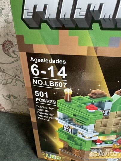 Конструктор Майнкрафт c LED-подсветкой (501д)