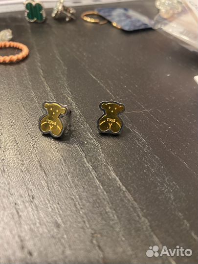 Tous серьги мишка