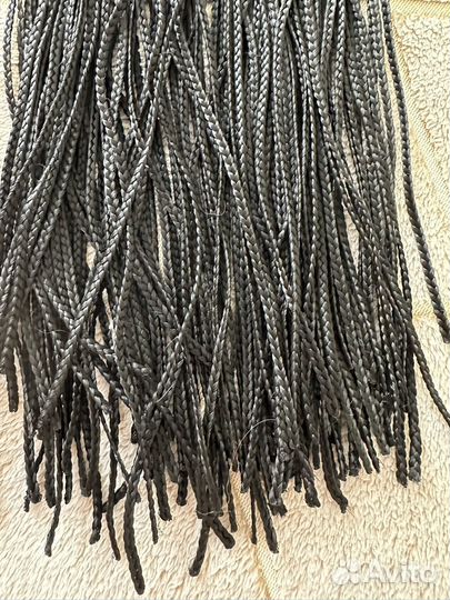 Шиньон афрокосички черный