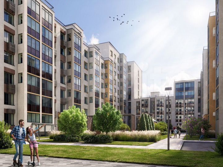 2-к. квартира, 69 м², 6/9 эт.
