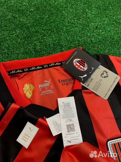 Футболка Милана к 125 летию клуба