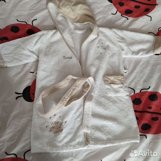 Банный халатик детский