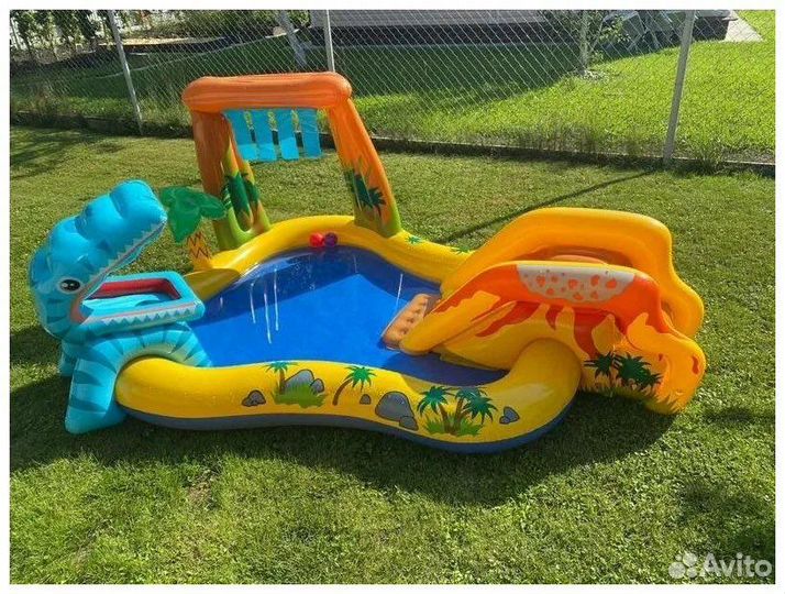 Бассейн детский надувной Диноленд 249x91x109 см