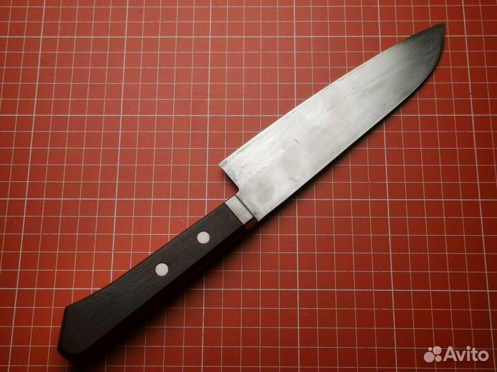 Японский кухонный нож Сантоку 160 мм. Ламинат