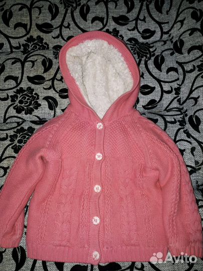 Тёплая кофта на 1,5-2года