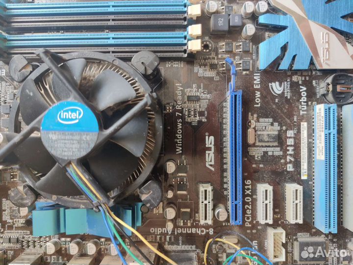 Материнская плата asus P7H55С процессором