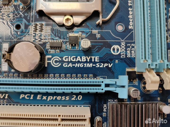 Материнская плата Gigabyte GA-H61M-S2PV