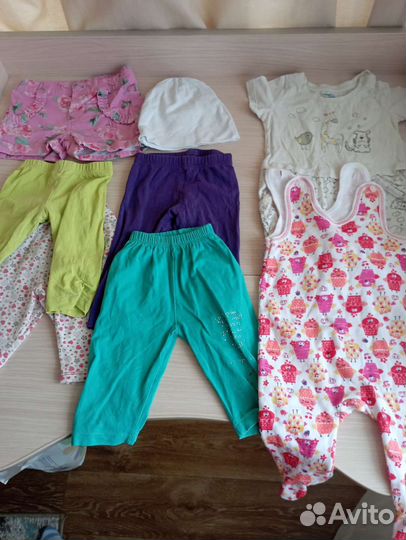 Вещи пакетом на девочку 1 год