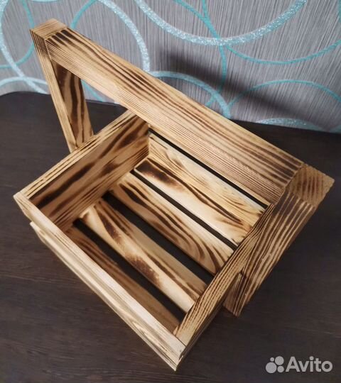 Ящик деревянный подарочный