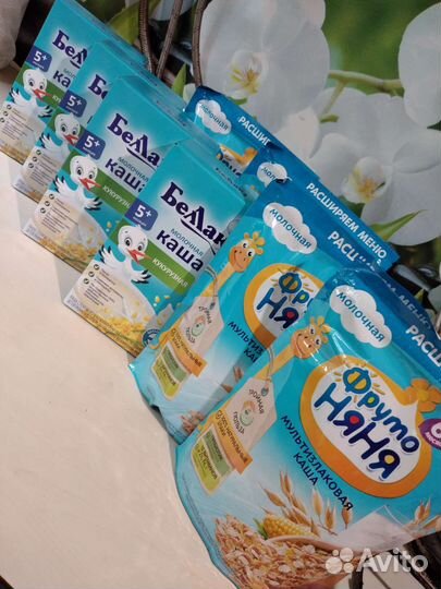 Детские каши молочные