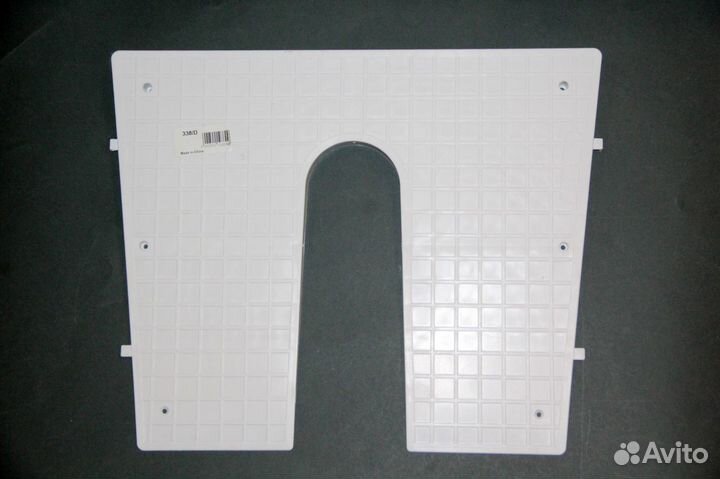 Накладка на транец белая с углом наклона 22 град