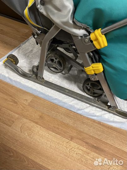 Детские санки коляска