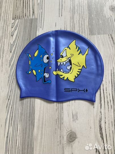 Шапочка для бассейна силиконовая