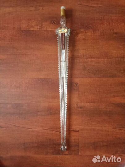 Бутылка-сабля стеклянная, из под коньяка