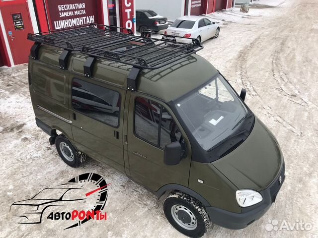 Багажник Газель Соболь грузовая платформа с сеткой